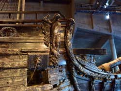 The sculptures on the Vasa Ship