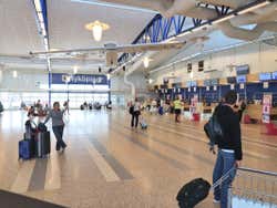 Inside Skavstav Airport