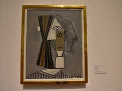 A Picasso painting in the modern art museum